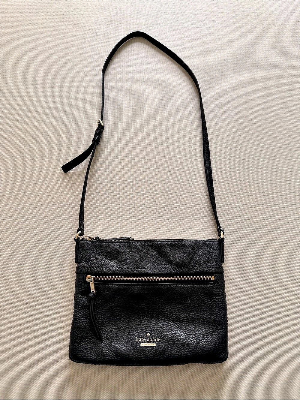 Kate Spade Black Leather Crossbody Bag